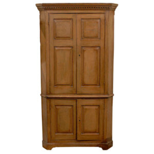 19th Century Original Paint English Corner Cabinett #1805