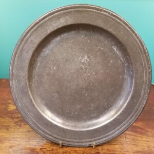 English Pewter Plate #PTR47BF