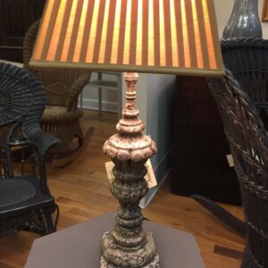 Small Iron Architectural Element Lamp #1920