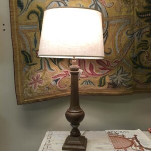 Single Wooden Architectural Lamp #415a