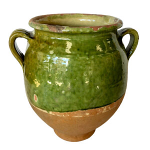 ON HOLD Rare Green French Confit Pot #5272