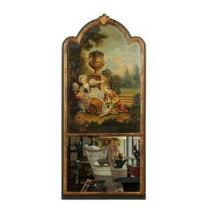 French Trumeau Mirror c1860-1890