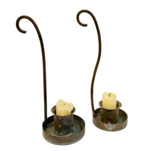 Pair of Brass Candle Holders #1049bf