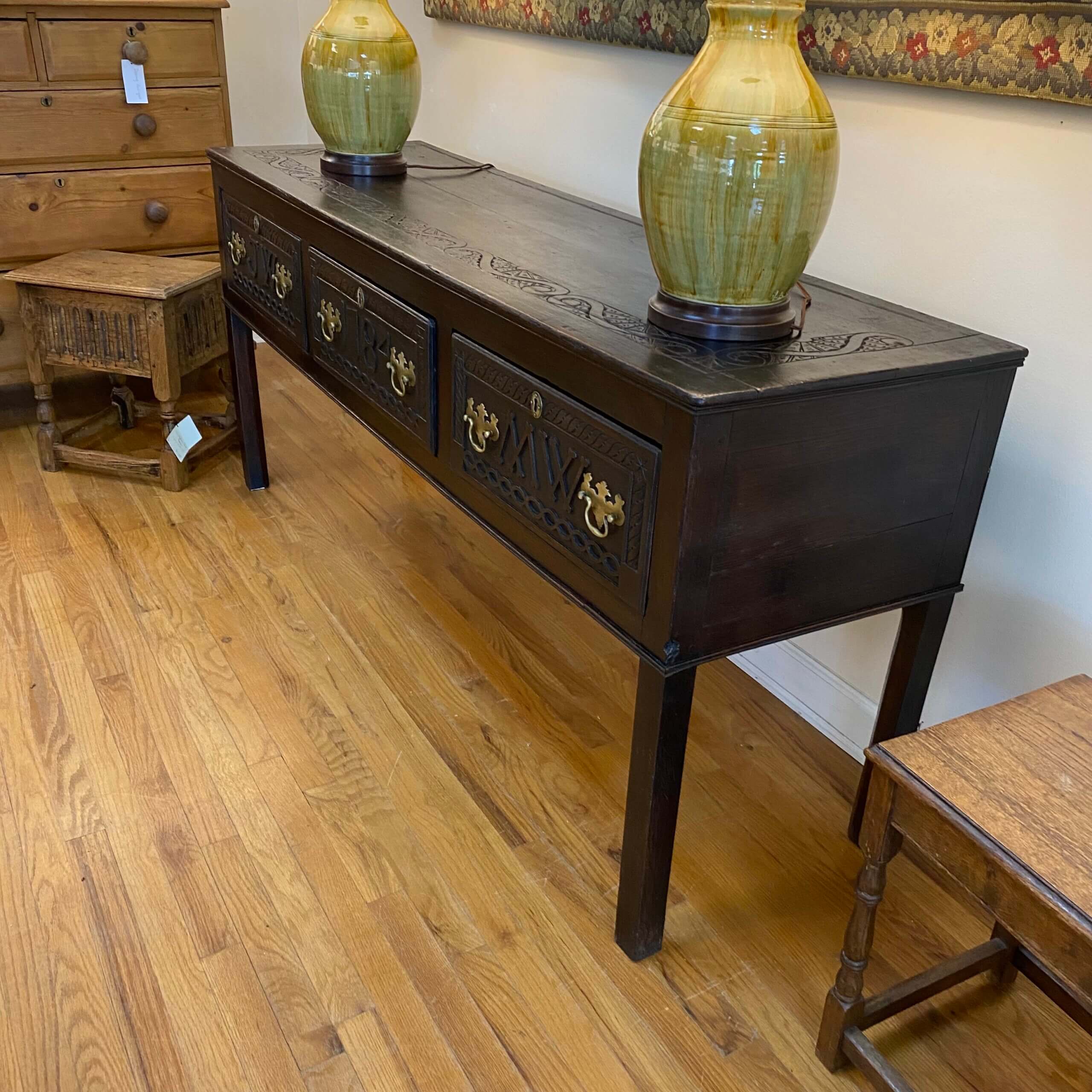 18th Century Oak dresser base #JW150 - Image 16