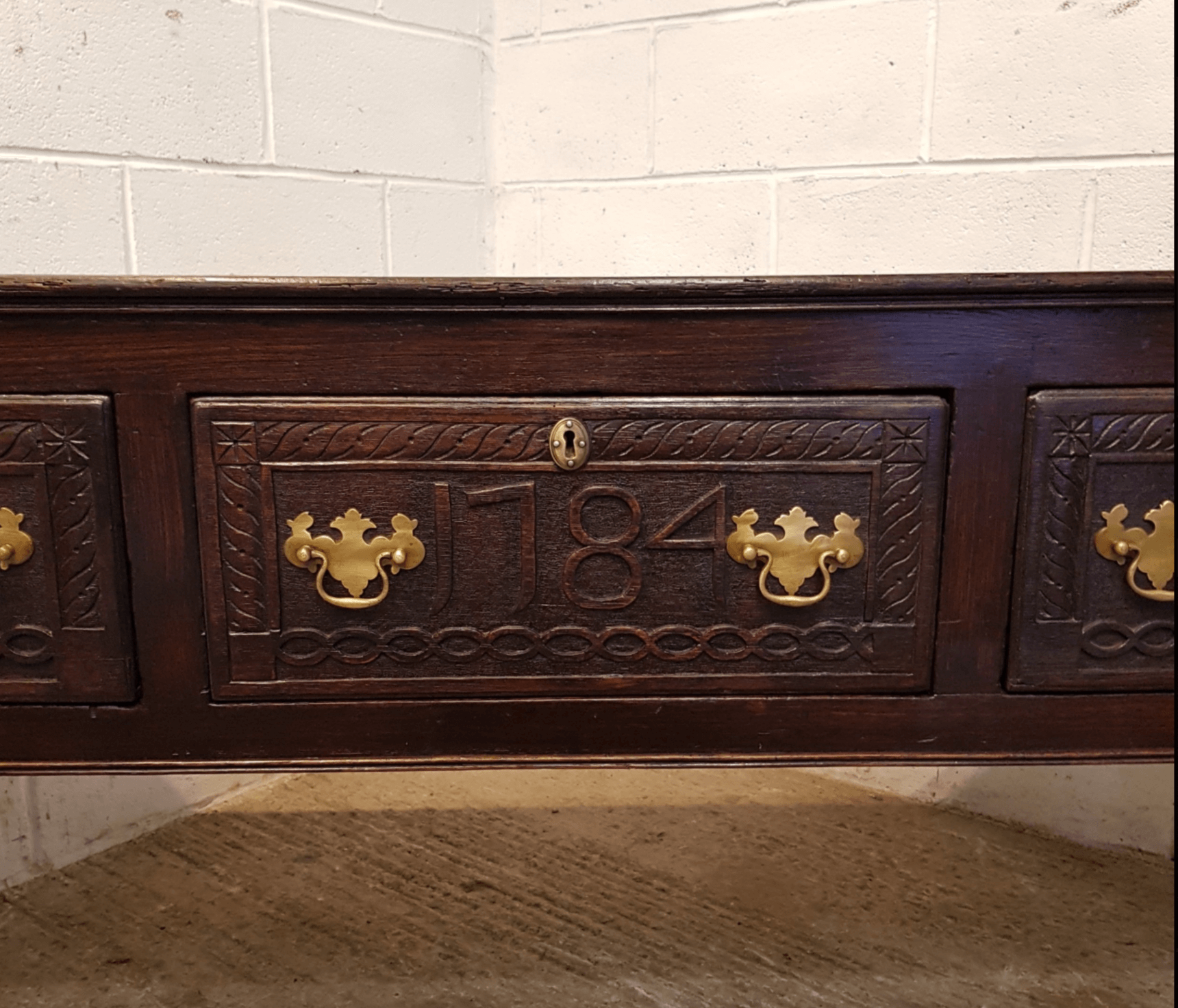 18th Century Oak dresser base #JW150 - Image 7