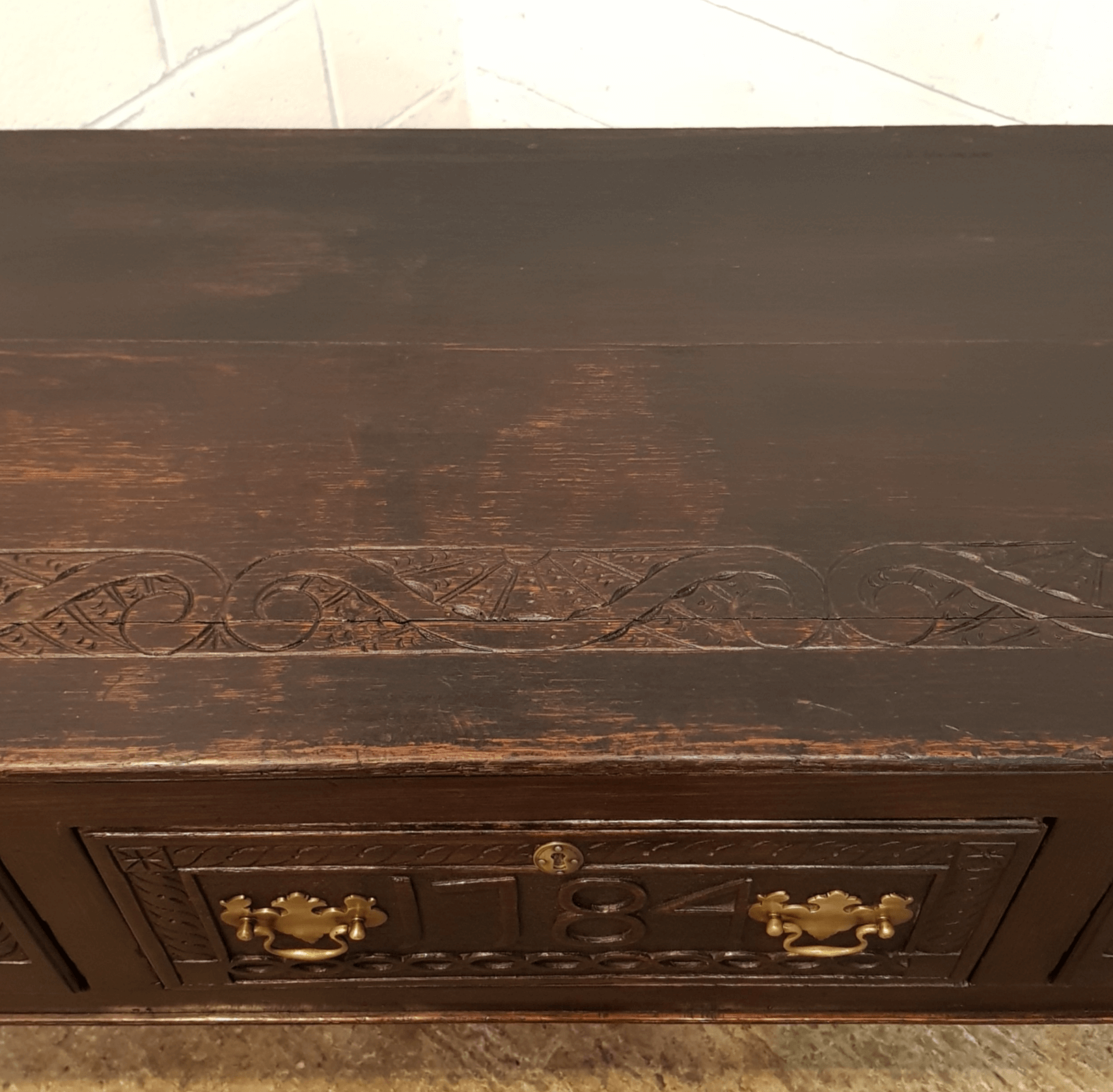 18th Century Oak dresser base #JW150 - Image 4