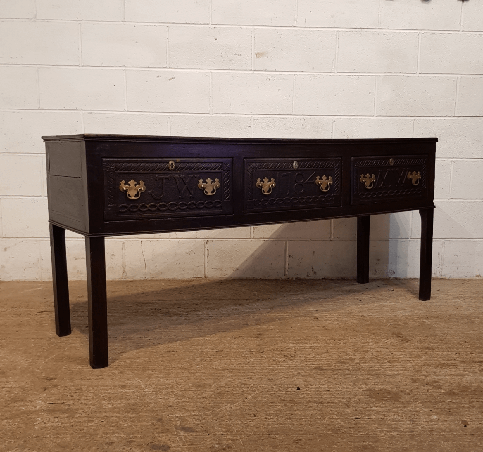 18th Century Oak dresser base #JW150 - Image 3