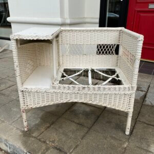 Wicker telephone table #38