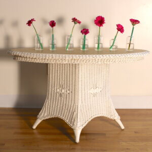 American wicker table c1900 #159