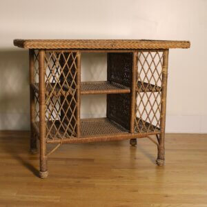 American wicker table or desk c 1900 #155