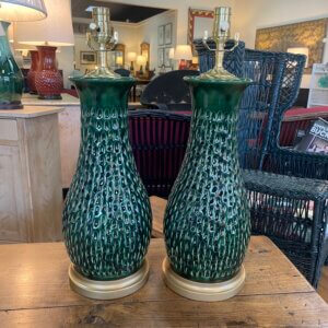 CAN BE ORDERED  Pair of Charlie West Pottery Lamps #104