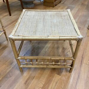 Bamboo table c 1970's #JW215
