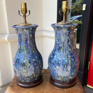 ON ORDER Pair of Charlie West lamps #199