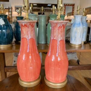 CAN BE ORDERED  Pair of Charlie West Lamps #35
