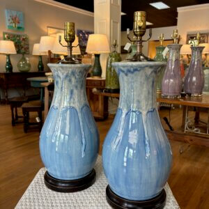 ON ORDER.  Pair of Charlie West lamps #167