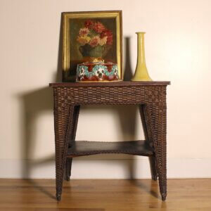 OUT ON APPROVAL Heywood Wakefield side table #223