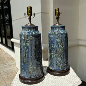 Pair of Charlie West lamps #248