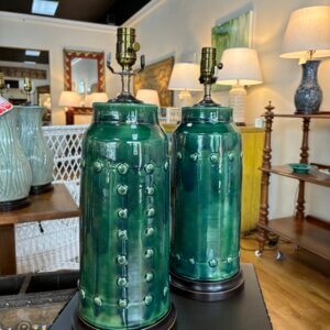 ON ORDER Pair of Charlie West lamps #153