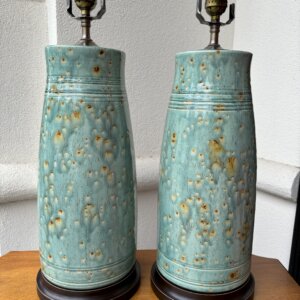 OUT ON APPROVAL #250 CW Charlie West Pottery Lamps