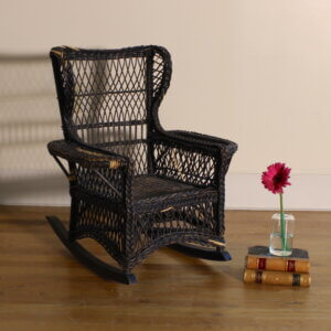 LH64 Antique Child's Wicker Chair