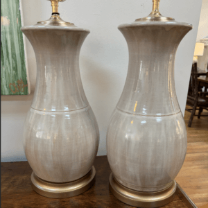 ON ORDER. #216 Charlie West Pottery Lamps