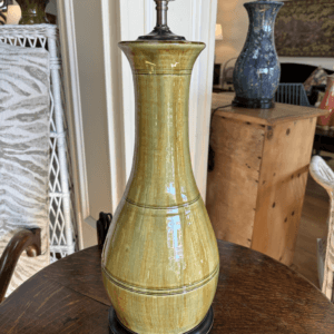 #217CW  Charlie West Pottery Lamp