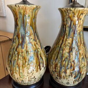 CAN BE ORDERED #232 CW Charlie West Pottery Lamps