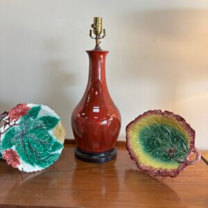 #228Charlie West Pottery Lamp