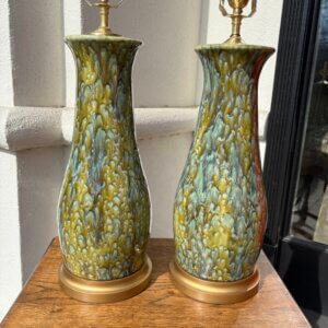 #224CW Charlie West Pottery Lamps