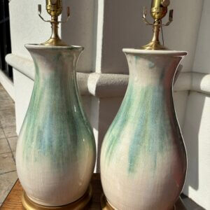 ON ORDER #221CW Charlie West Pottery Lamps.