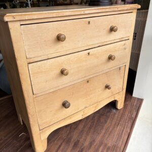 ON HOLD KM132 English Pine Chest of Drawers c1860
