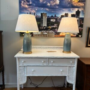 #147 Antique American Wicker Buffet