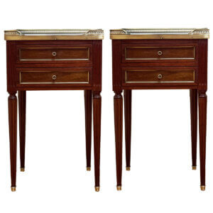 Louis XVI Style Bedside Tables #FR-2024a-68-DRG
