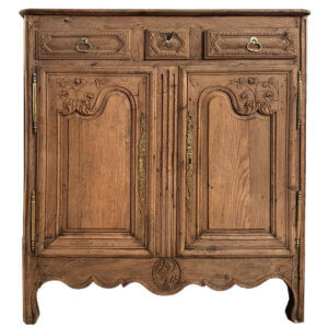 Carved Oak Buffet – 45″ W; #FR-2024a-75-DRG