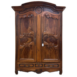 Walnut Armoire #FR-2024a-97-DRG