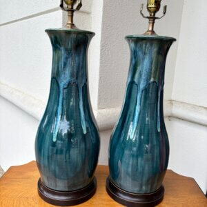 OUT ON APPROVAL Pair Charlie West Lamps - #247