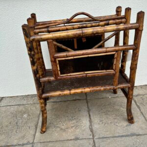 #KM 154 English Bamboo Magazine Holder