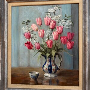 KN318 Tulip Painting by Gladys Denman