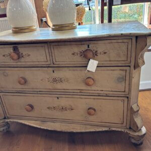 #KM187 Original Paint English Chest c1890