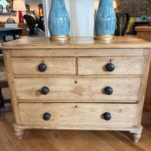 ON HOLD. #KM186 English Pine Chest of Drawers c1890