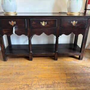 #KN801 English Stained Pine Server c 1850-90