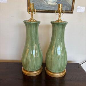 #329CW Charlie West Pottery Lamps