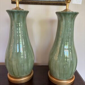 #345CW Pair of Charlie West Lamps
