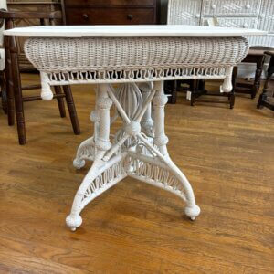 #9990 c1890-1910 Heyward Wakefield Wicker Table